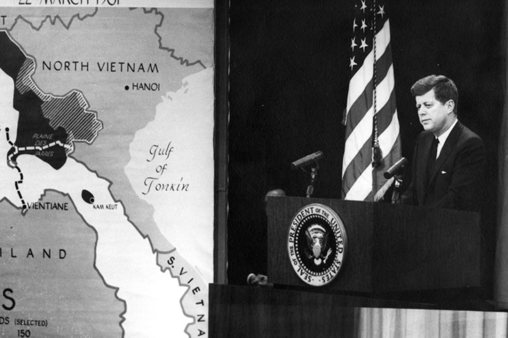 J.F. Kennedy Signed a National Security Order to Pull all troops out of Vietnam when he heard 75 Americans had&nbsp;died