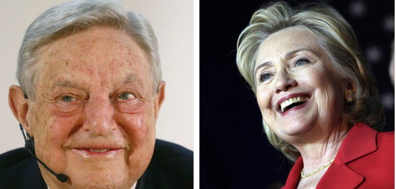 Hillary Clinton introduces George&nbsp;Soros