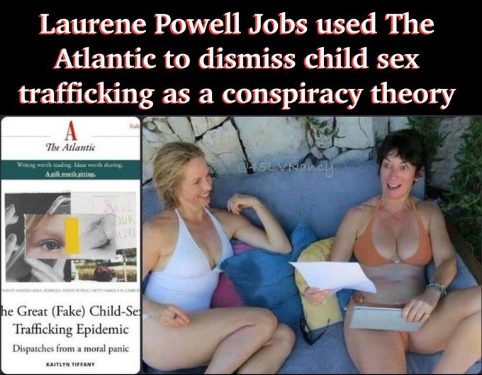 Laurene Powell-Jobs, Jeffrey Goldberg and The Atlantic&nbsp;Magazine